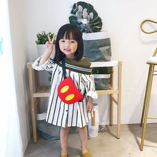 Phiên bản tiếng Hàn của bé trai hoang dã bé trai Mùa xuân và mùa thu dễ thương Cô bé 1-2-3 tuổi đeo túi nhỏ vai Ví tiền trẻ em