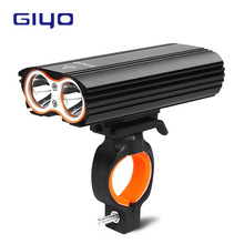 đèn pha xe đạp GIYO T6 đèn sáng USB sạc đi nước 360 ° đèn pha xoay Đèn xe đạp