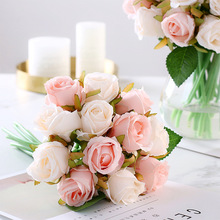 Rose cầm hoa cô dâu Hàn Quốc chụp ảnh cưới chụp đạo cụ trang trí hoa nhân tạo trang trí hoa nhân tạo Cầm hoa