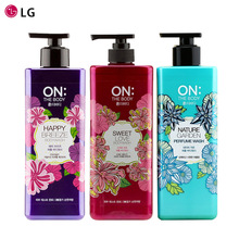 Hàn Quốc nhập khẩu sữa tắm LG ON nước hoa 500ml nước hoa quyến rũ giữ ẩm sữa tắm chính hãng Rửa cơ thể