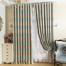 Zero có thể cắt rèm cửa buôn cao sống phòng ngủ căn phòng nhỏ Continental jacquard rèm vải chenille Rèm vải