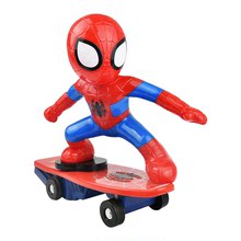 Marvel chính hãng rung động cùng một đoạn Spider-Man xe tay ga từ xa Mỹ đội trưởng điều khiển từ xa xe sáng tạo đồ chơi cậu bé Xe điện điều khiển từ xa