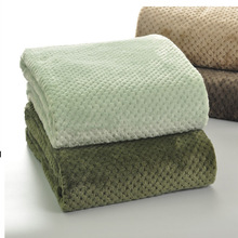 Được thiết kế cho qua biên giới Merbau lưới vững chắc chăn dày flannel chăn Babe cashmere chăn quà tặng thương mại bán buôn Chăn sợi hóa học