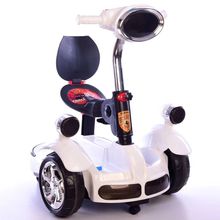 Thời trang mới cho trẻ em xe điều khiển từ xa cân bằng có thể ngồi người xe đồ chơi Zalljia bàn phím đa chức năng điện bốn bánh Xe điện
