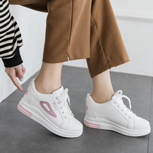 Phiên bản Hàn Quốc tăng thời trang với giày trắng nữ 2019 xuân hoang dã giày thể thao giản dị nữ mùa hè Giày cao