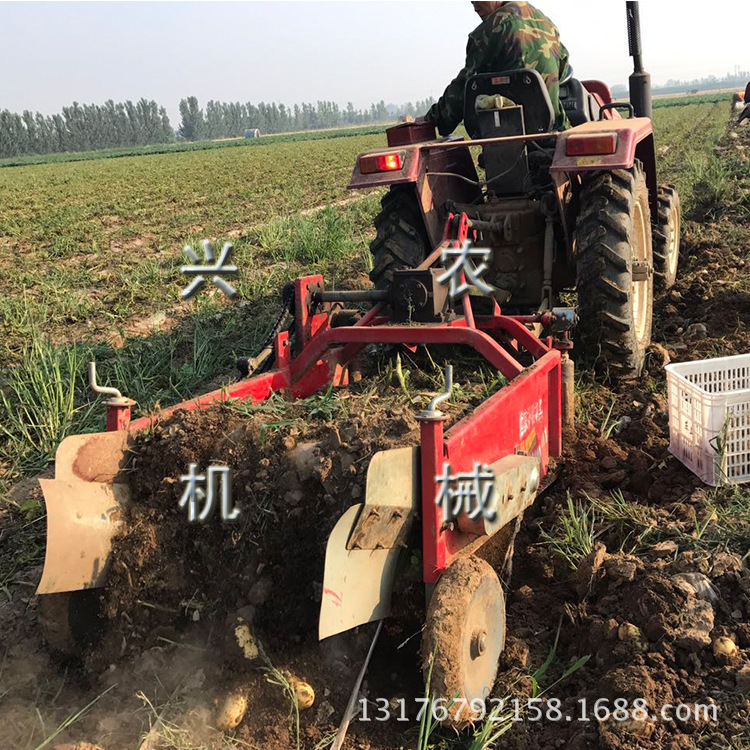 土豆收获机 四轮拖拉机带动红薯收获设备