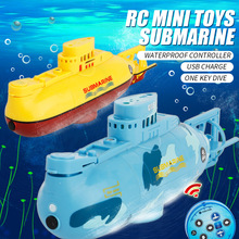 Đổi mới 3311 Magic Wei Mini Tàu ngầm hạt nhân từ xa Tàu ngầm đồ chơi Mô hình Thuyền nhựa Amazon Bán nóng Thuyền điều khiển từ xa