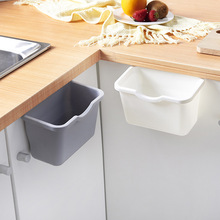 Sáng tạo nhà bếp nhà thùng rác treo cửa tủ mà không mảnh vụn bìa treo giỏ có thể được treo thùng chứa nhựa Thùng rác