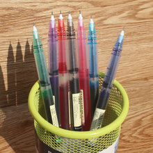 Trắng tuyết T16 thẳng bút bi lỏng Nhanh khô màu gel bút bút 0,5mm đầy đủ kim bút Mới chính hãng Bút quảng cáo