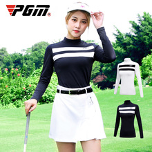 Nhà máy Bán buôn Quần áo Golf PGM Quần áo Nữ Sữa lụa Dài tay T Thu Đông Trang phục mới Áo thun nữ dài tay
