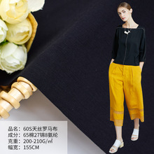 Nhà máy trực tiếp 60S Jinmian Tensi Roman vải co giãn vải dệt kim cho nam và nữ mùa xuân và mùa hè vải thời trang giản dị Vải dệt kim thời trang