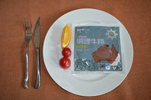 Bít tết New Zealand nhập khẩu thịt sống tự chọn bít tết 80g100g120g150g điều hòa toàn bộ bít tết bít tết Bít tết