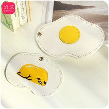 0310 gói thẻ trứng luộc dễ thương sáng tạo bộ thẻ học sinh trẻ em thẻ xe buýt đặt túi ví có dây buộc Dây buộc thẻ làm việc