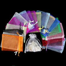 Các nhà sản xuất kẹo lưới sợi ngọc trai đồng bằng mỹ phẩm bó túi quà tặng túi đa kích thước Eugen tuyết sợi túi Làm đẹp trang điểm