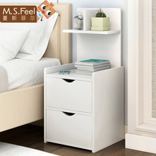 Mansfield đơn giản hiện đại đầu giường bàn đơn giản phòng ngủ đầu giường tủ lưu trữ tủ ký túc xá kinh tế lưu trữ tủ Bàn cạnh giường ngủ