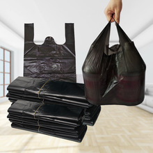 Đen áo vest xách tay túi rác bán buôn hộ gia đình dầy túi nilon bếp dùng một lần kích thước của số Túi đựng rác