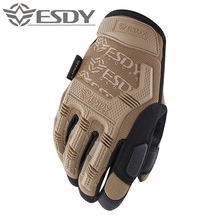 Găng tay mới đầy đủ của ESDY2018, găng tay leo núi ngoài trời bằng nhựa bảo vệ chống mòn Găng tay đi xe đạp
