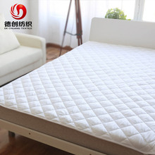 Các nhà sản xuất tùy chỉnh bán buôn vải khách sạn nệm bảo vệ khách sạn giường nệm pad dày chống trượt mat Khăn trải giường khách sạn