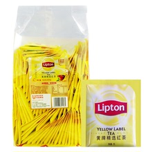 Lipton chọn thẻ vàng trà đen E80 bao bì giấy độc lập phòng khách sạn túi trà trà 2g * 80 túi / hộp Trà đen