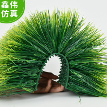 Bán buôn cây cỏ nhân tạo dài lớn cây giống nhựa nhựa cây xanh trang trí tường cỏ nhân tạo Sân cỏ nhân tạo