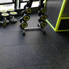 Phòng tập thể dục thể thao chống mài mòn chống trượt đặc biệt khu vực sức mạnh tạ sàn thảm giảm xóc cao su EPDM màu điểm cao su sàn Sàn nhựa PVC
