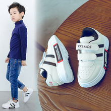 Giày dép trẻ em Ôn Châu 2019 mùa xuân và mùa thu mới giày thể thao chống trượt cho bé trai Giày trắng cho bé gái giày khai sáng Giày thể thao