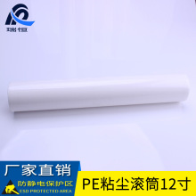 Nhà máy Đông Quan Ruiheng bán buôn 12 inch pe dính con lăn dính màu xanh / trắng Con lăn