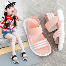Giày trẻ em nữ 2019 mới giản dị mùa hè trẻ em giày đế mềm đế thủy triều phiên bản Hàn Quốc của giày đi biển cho bé hoang dã Dép trẻ em