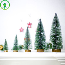 禧 mô phỏng cây Giáng sinh nhỏ Giáng sinh trang trí máy tính để bàn trang trí bằng gỗ Giáng sinh nhà máy trang trí bán hàng trực tiếp Cây thông giáng sinh