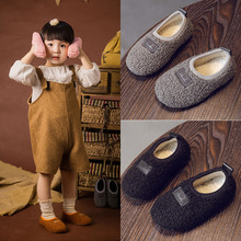 Giày cotton trẻ em mùa đông mới 2018 Phiên bản Hàn Quốc của giày trẻ mới biết đi Giày dép cho bé trai và bé gái Giày cotton trẻ em