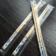 Opp dùng một lần đũa tre 24cm * 6 đũa tre xanh và trắng takeaway đũa khách sạn Đũa
