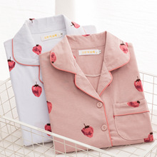 2018 thời trang mới dành cho bà bầu nhà máy trực tiếp cotton nhà áo len dài tay cho bé bú đồ ngủ phù hợp với tháng Bộ đồ mặt trăng