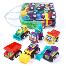 Phim hoạt hình thiếu nhi mini quán tính kéo lại xe đặt đồ chơi xe mô hình quà tặng tặng đồ chơi sáng tạo cho trẻ em Mẫu xe