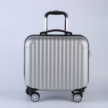 Trường hợp xe đẩy vali trẻ em 18 inch tùy chỉnh logo phổ biến bánh xe hành lý ABS trường hợp lên máy bay Vali nóng