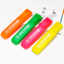 Mu Yi Văn phòng phẩm đơn giản của Nhật Bản Đồ nhựa Sinh viên Bốn màu Mới Bán buôn Highlighter Công cụ tô sáng