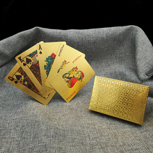 LOGO lá vàng thẻ chơi bài poker cấp phép Tyrant mô hình sáng tạo không thấm nước nhựa thẻ bạc lá tùy chỉnh Quà tặng tùy chỉnh