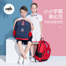 Túi đi học tiểu học Uek nam và nữ lớp 1-4 túi gió Anh đeo túi đi học trẻ em Cặp đi học