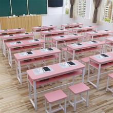 Bàn đào tạo trường học sửa chữa bàn ghế nhà sản xuất bàn tùy chỉnh bàn hai tầng bàn học sinh bàn ghế lớn thuận lợi Bàn ghế học
