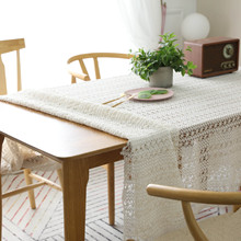 Bộ Sen của bảng crochet Pastoral khăn trải bàn vải vải che khăn dệt bông vải trải bàn khăn dương cầm đạo cụ chụp rỗng Khăn trải bàn / khăn trải bàn