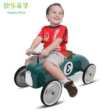 Chúc mừng tuổi Bobby xe cổ kim loại trẻ em đi bộ xe tay ga đồ chơi xe sắt có thể ngồi trên xe sắt Đi bộ