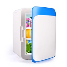 Xe ô tô mini tủ lạnh di động 10L Tủ lạnh ô tô kép sử dụng tủ lạnh tủ đông tủ lạnh Tủ lạnh ô tô