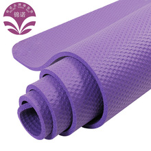 Thảm tập Yoga chính hãng NBR 10 mm Bảo vệ môi trường cao su không trơn trượt Pad Pad Studio Studio Sơ cấp tập thể dục Thảm tập yoga