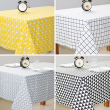 khăn trải bàn bông rô phong cách Bắc Âu tối giản hiện đại kiểu Nhật kẻ sọc khăn trải bàn vải Continental phong cách châu Âu bàn cà phê Khăn trải bàn / khăn trải bàn