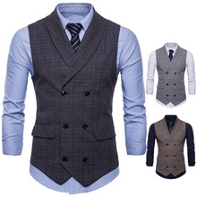2019 hot hot boomby mẫu mới của Anh gió kinh doanh vest thời trang mỏng lưới giản dị áo vest nhỏ 9607 Vest