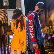 Áo len nam Âu và Mỹ thương hiệu thời trang đường phố áo khoác cá tính mùa thu nam và nữ yêu thích thể thao cá tính hoang dã Áo