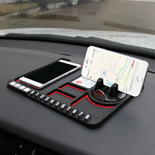 Mới đa chức năng chống trượt pad kệ xe cung cấp dụng cụ bảng điều khiển lưu trữ pad silicone giữ điện thoại xe Giá đỡ điện thoại di động