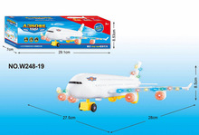 Máy bay điện 248-19 Nhạc nhẹ Đồ chơi điện giáo dục Đồ chơi trẻ em Đồ chơi hỗn hợp Mô hình hàng không