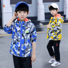 Quần áo trẻ em quần áo mùa xuân cho bé 2019 mới lớn cho trẻ em phiên bản Hàn Quốc của áo gió trẻ em thời trang áo khoác trùm đầu bán buôn Áo gió