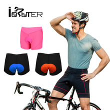 Silicone đệm xe đạp quần short dày mùa hè nam và nữ đồ lót cưỡi quần short xốp hấp thụ sốc Bộ đồ đi xe đạp