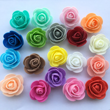 Nhà máy bán buôn 3,5cmPE hoa hồng bong bóng hoa hồng nhỏ hoa đầu hoa hồng gấu hoa cưới mô phỏng Hoa hồng mô phỏng